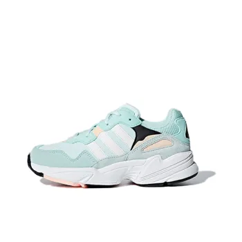 Adidas Originals Yung 96 Breathable Casual Shoes Light Blue White Teenagers