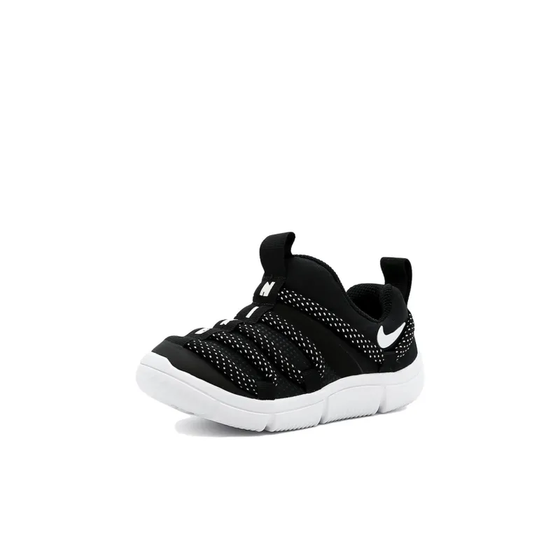 Nike Novice Low-Top Sports Casual Shoes Black White Infant And Toddler-1