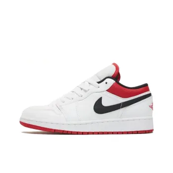 Jordan Kids Air Jordan 1 Low 'White/Gym Red' Sneakers