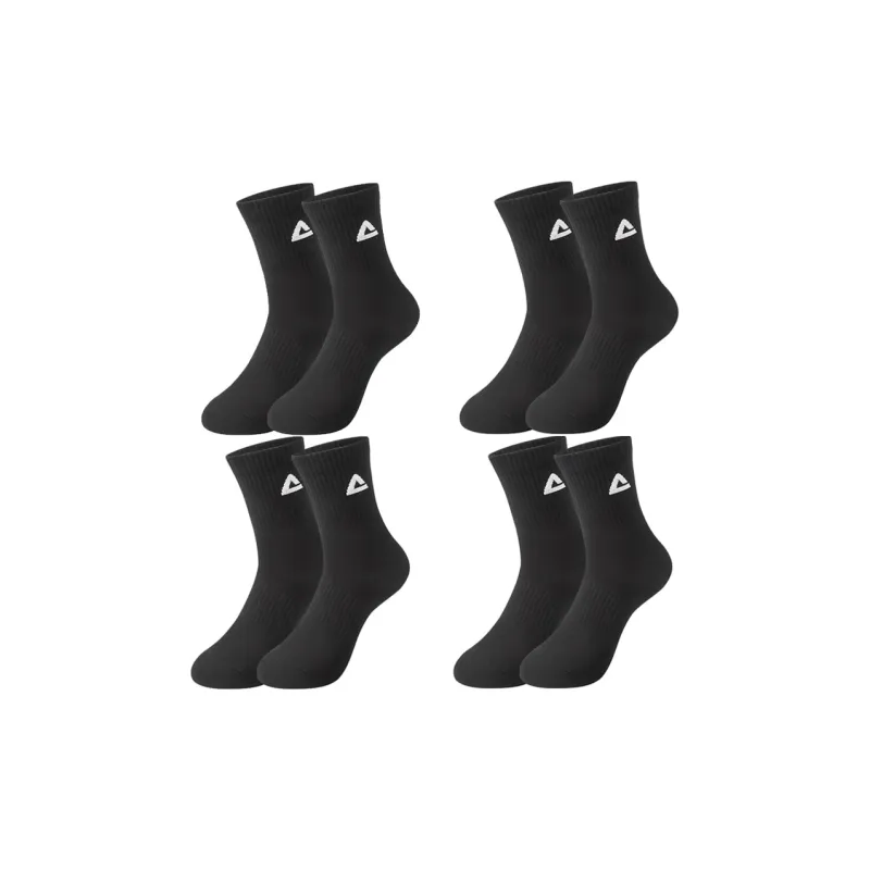 PEAK Mid-Calf Socks Unisex 4 Pack-2