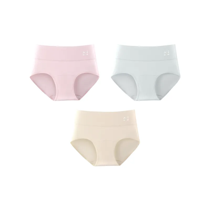 MIIOW Solid Cotton Underpants Women's 3 Pack-0