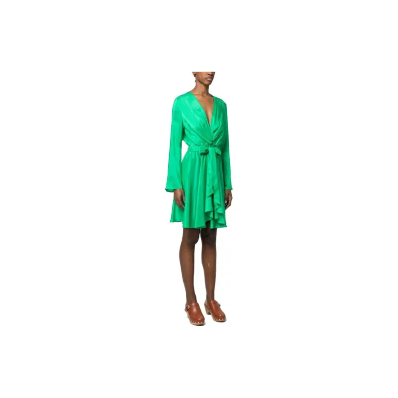 Forte Forte Long-Sleeved Dresses Women's Green-3
