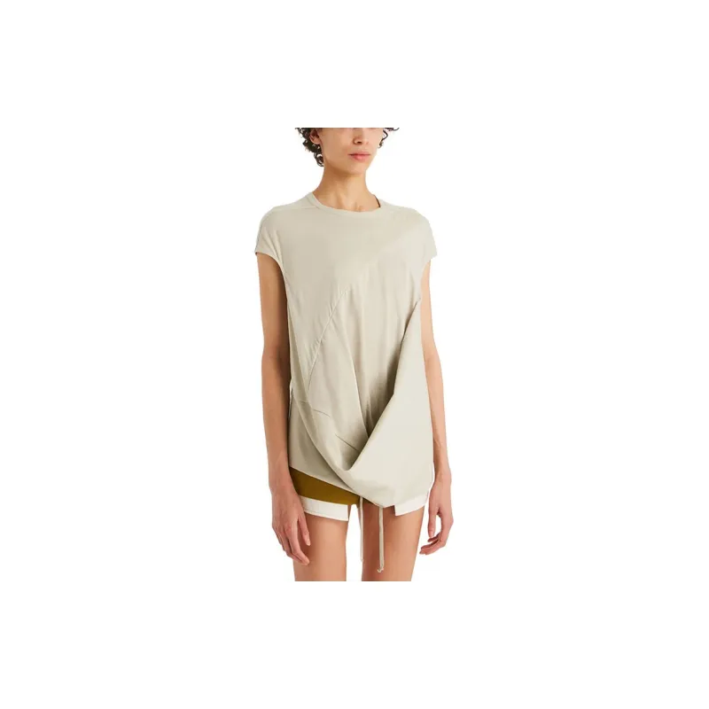 RICK OWENS T Shirts Women's Pearl White-3
