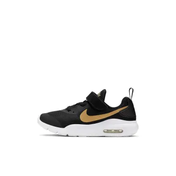 Nike Air Max Oketo Cushioning Lightweight Kids Lifestyle Shoes Black Gold Children Aged 3-7 Years Old