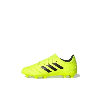 Adidas Copa 19.3 Firm Ground Boots J Wear-Resistant Low-Top Kids' Soccer Shoes Yellow Black Children Aged 3-7 Years Old