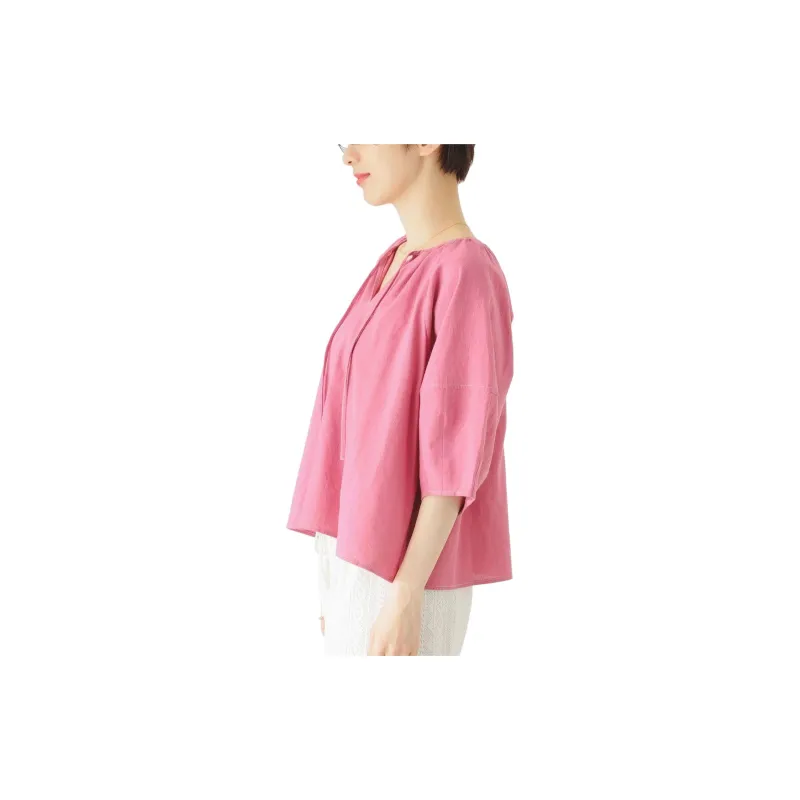 Beams Shirts Women's Pink-3