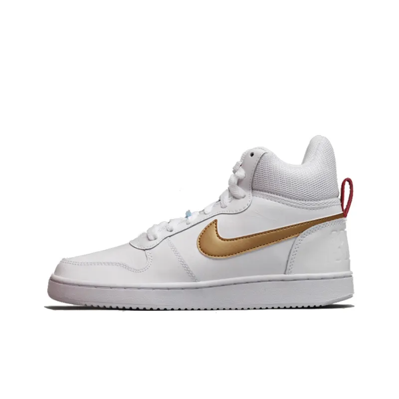 Nike High Top Kids' Skateboarding Shoes White Teenagers-0