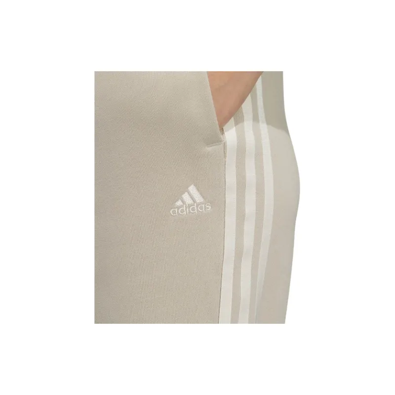 Adidas Knitted Sports Pants Women's Beige-2