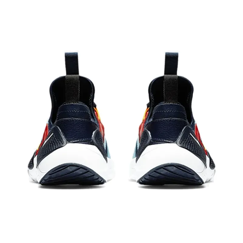 Nike Huarache E.D.G.E. Slip Resistant Lightweight Cushioning Low Top Kids' Running Shoes Obsidian Teenagers-3