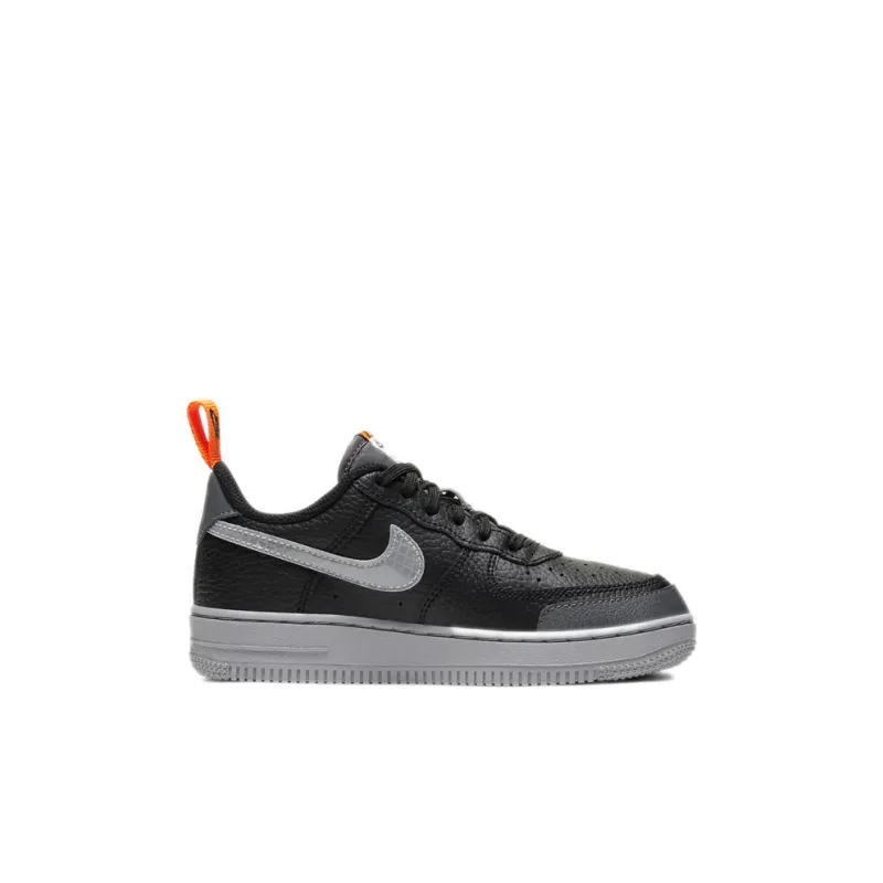 Nike Air Force 1 LV8 2 Low Top Skateboard Shoes Black Children Aged 3 7 Years Old-1
