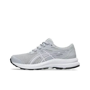 Asics Gel-Contend 8 Wear-Resistant Low-Top Kids' Running Shoes Gray White Teenagers