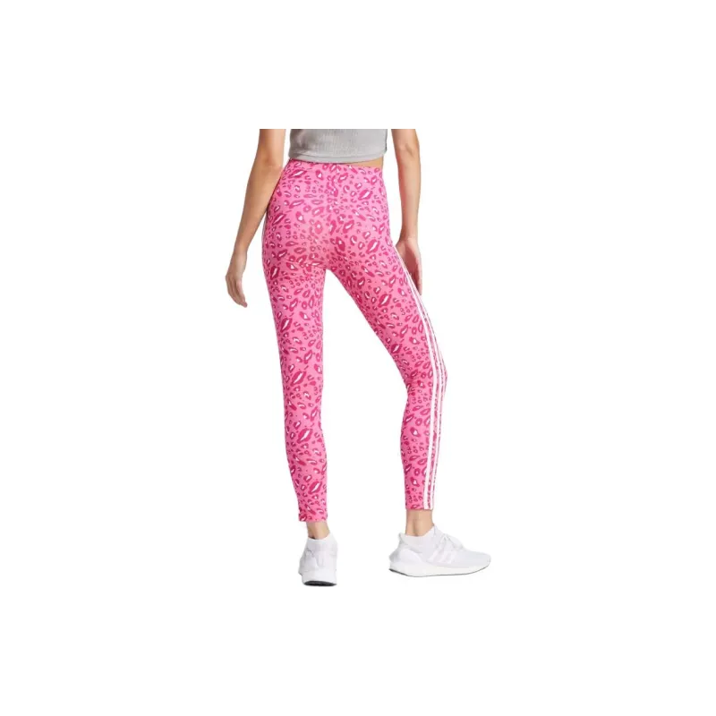 Adidas Free Shipping With AdiClub Essentials 3 Stripes Animal Print Leggings-2