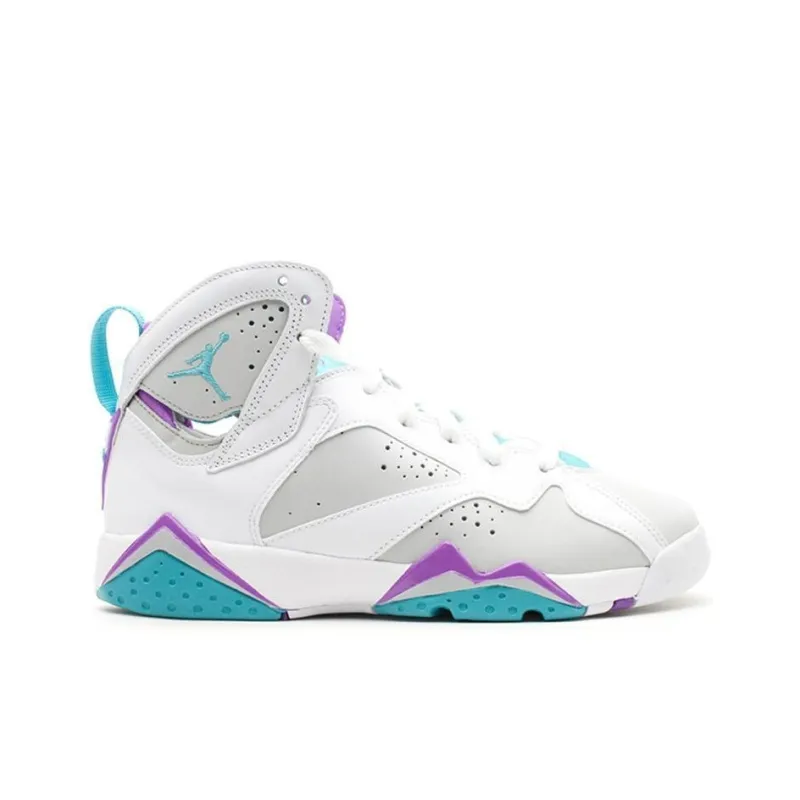 Jordan 7 Retro Neutral Grey Mineral Blue Bright Violet GS-1