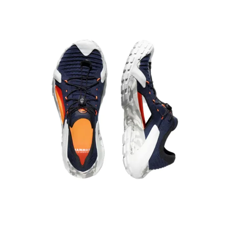 MAMMUT Hueco 2 Anti-Slip Wear-Resistant Low-Top Casual Shoes Women's Blue White-2