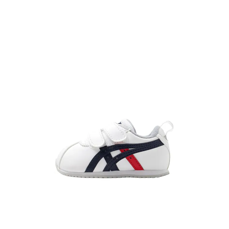 Asics Cotla Slip Resistant Cushioning Abrasion Resistant Low Top Toddler Shoes White Blue Infant And Toddler-0