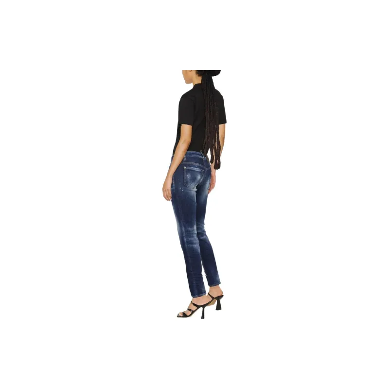 DSQUARED2 Icon Paint splatter Skinny Jeans-3