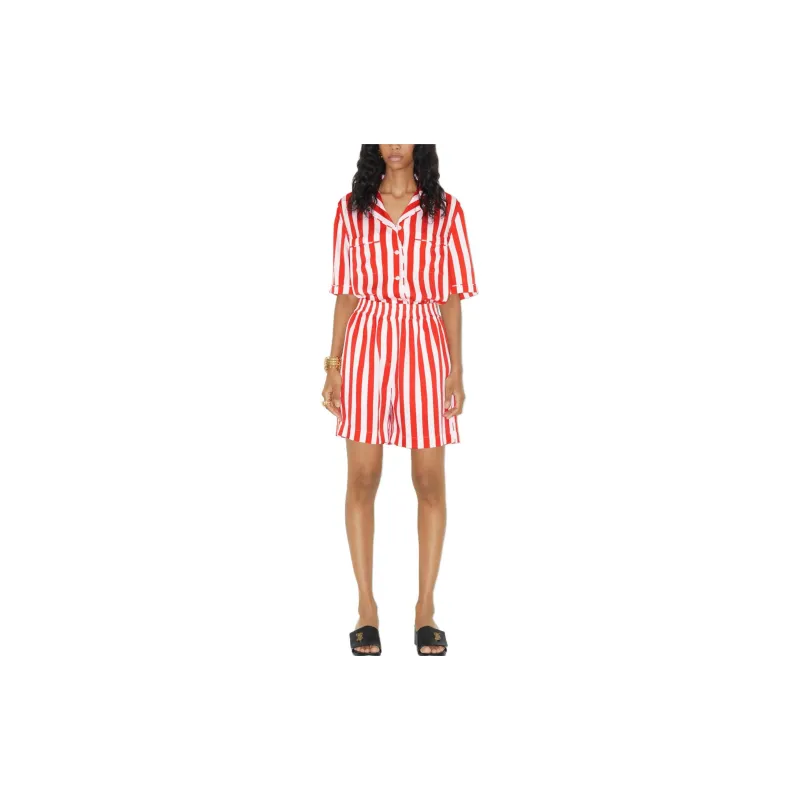 Burberry Casual Shorts Women's Red-2