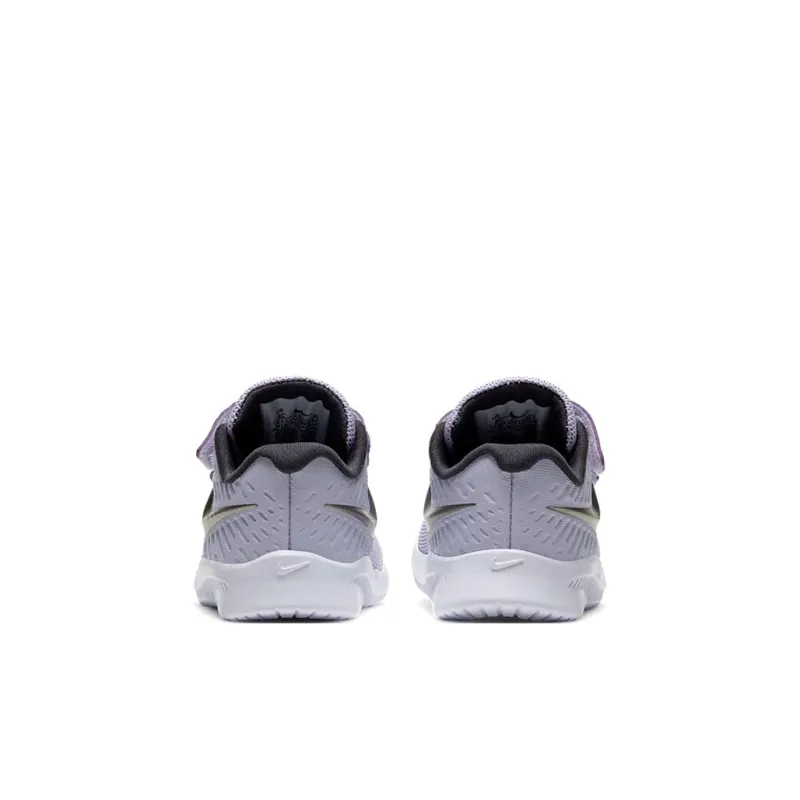 Nike Star Runner 2 Anti Slip Wear Resistant Low Top Casual Running Shoes Light Purple Silver Infant And Toddler-4
