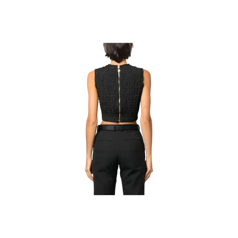 Patou Smock detail Crop Top-2