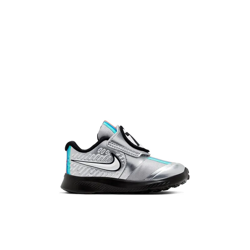 Nike Star Runner 2 Low Top Toddler Shoes Black Silver Infant And Toddler-1