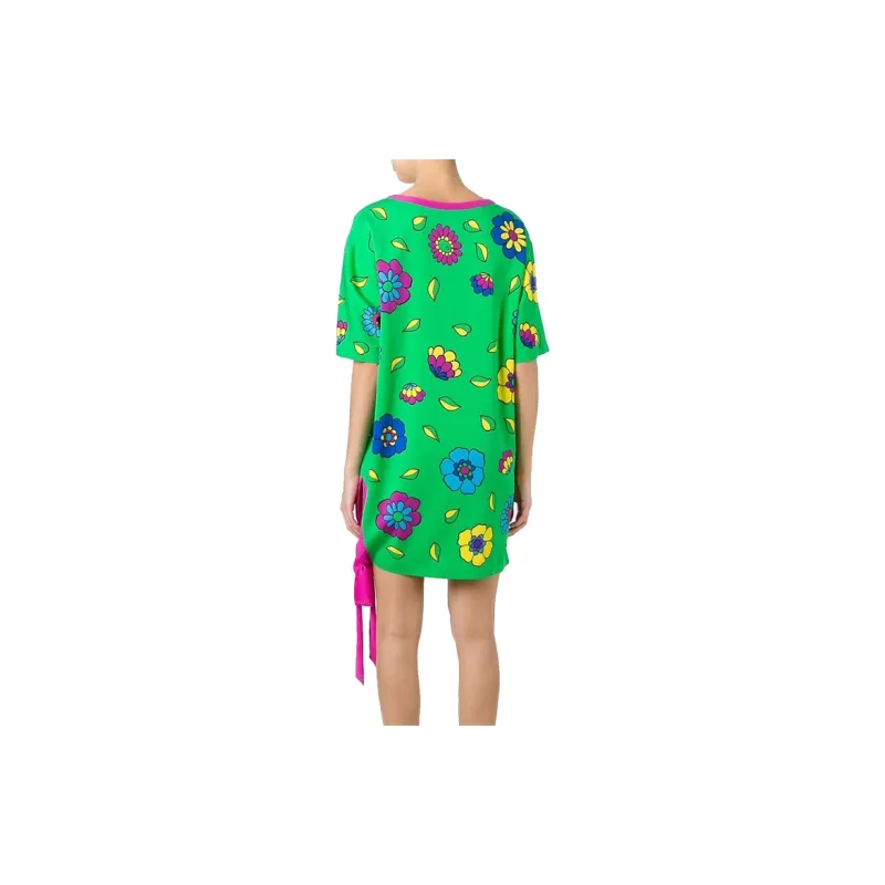 MOSCHINO Short-Sleeved Dresses Women's Green-2
