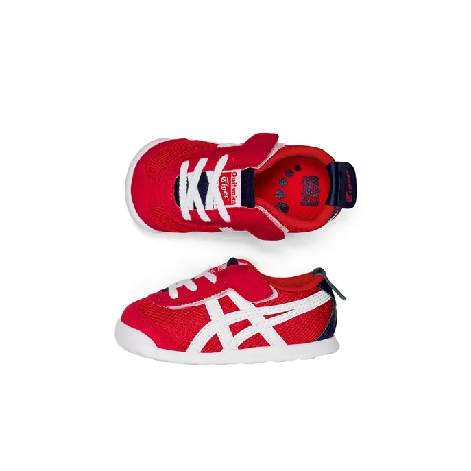 Onitsuka Tiger MEXICO 66 TS Low-Top Sports Casual Shoes Red Infant And Toddler-3