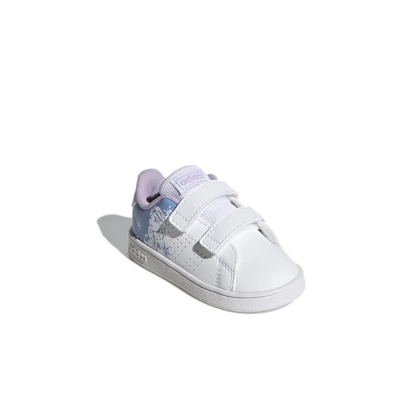 Adidas Neo ADVANTAGE Low-Top Toddler Shoes White Blue Infant And Toddler-2