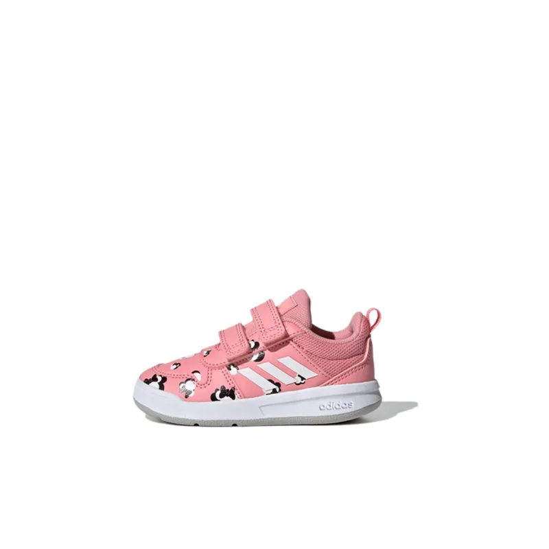 Disney x Adidas Neo Tensaur Low Top Skateboard Shoes Pink White Infant And Toddler-0
