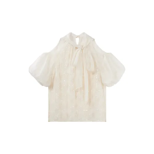 COCOON Chiffon Shirts Women's Off White