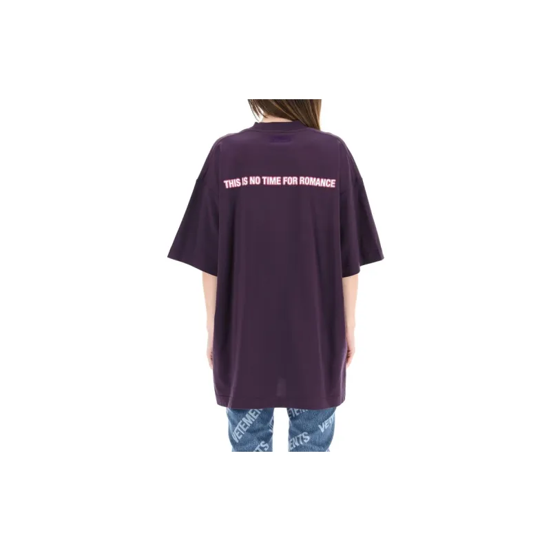Vetements T-Shirts Women's Purple-2