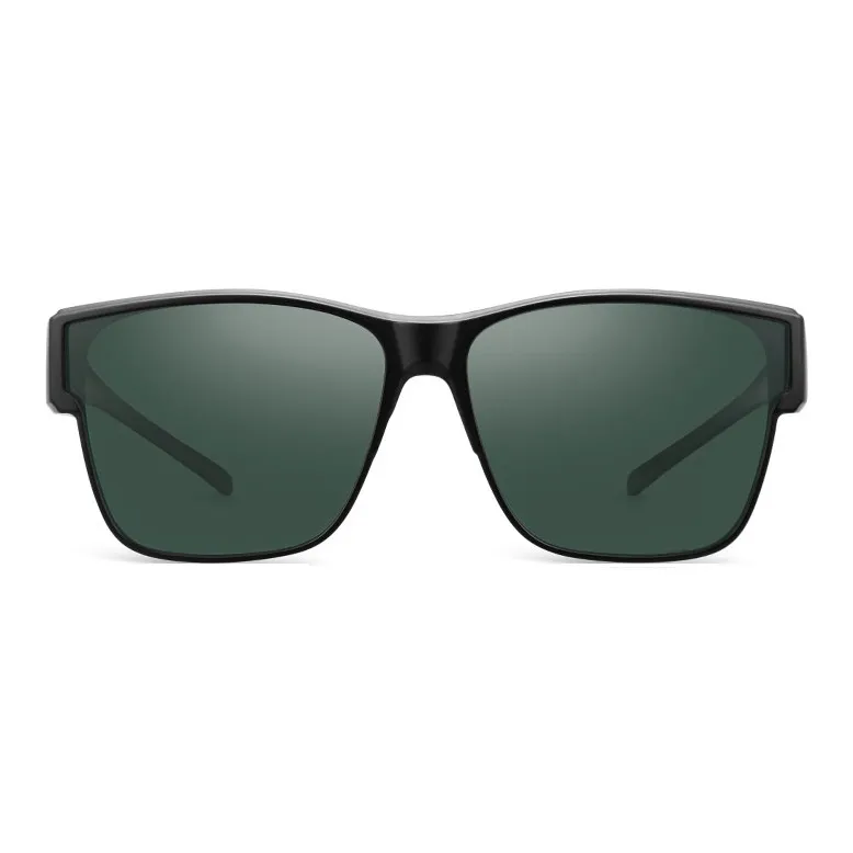 Jeep TR/Memory Plastic Square Sunglasses Unisex-1