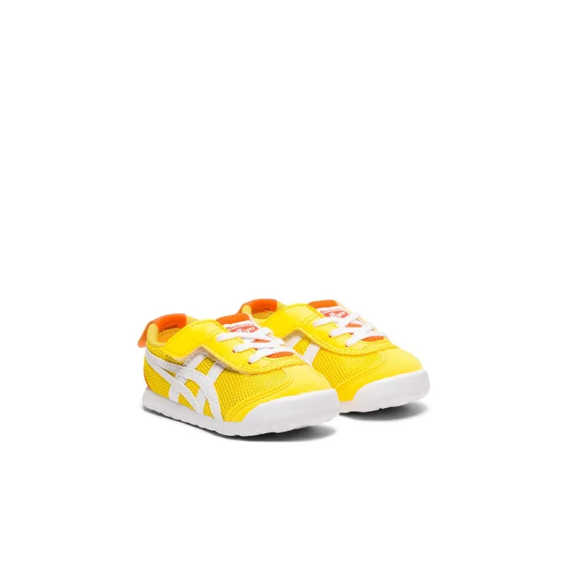 Onitsuka Tiger MEXICO 66 TS Anti-Slip Wear-Resistant Low-Top Sports Casual Shoes Yellow Infant And Toddler-2