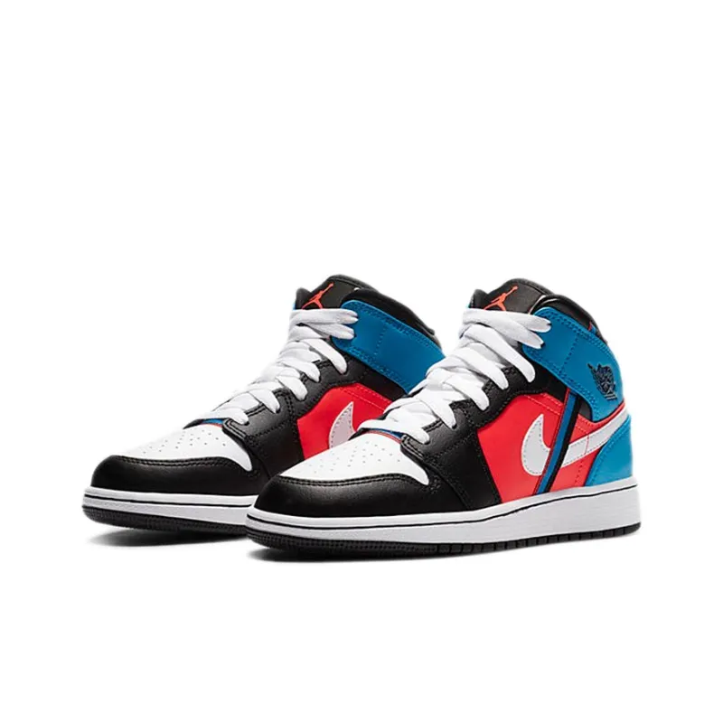 Jordan 1 Mid Tri Color Ribbons GS-6
