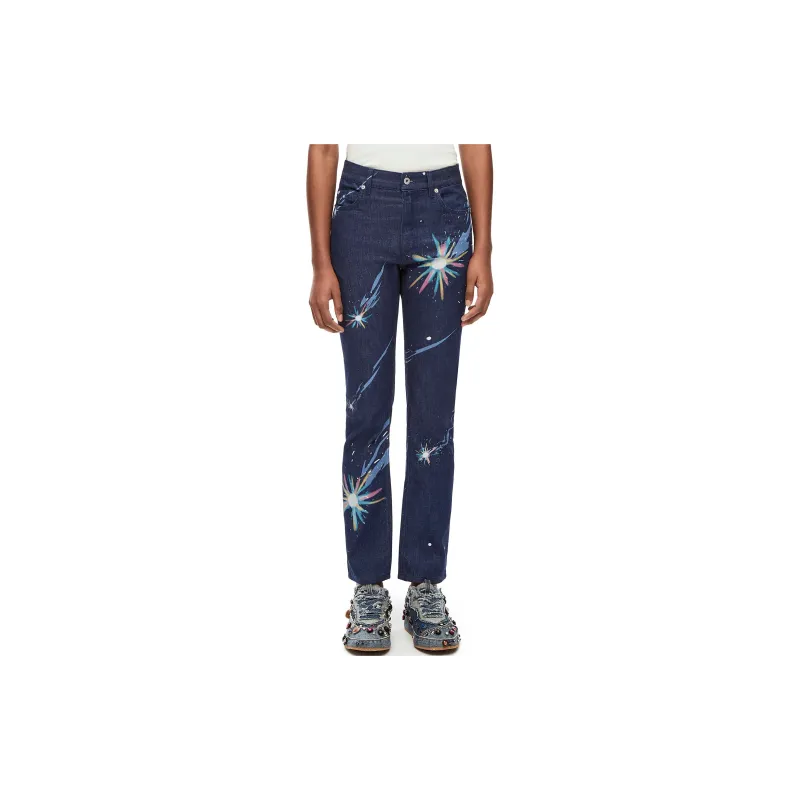 LOEWE x Ghibli SS23 Jeans Women's Marine Blue-2