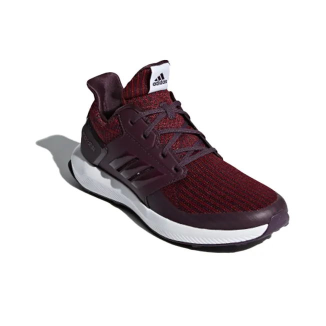 Adidas Rapida Slip Resistant Low Top Kids' Running Shoes Dark Red Teenagers-2