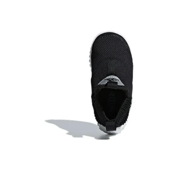 Adidas Rapidazen I Abrasion Resistant Mid Top Toddler Shoes Black Gray Infant And Toddler-4