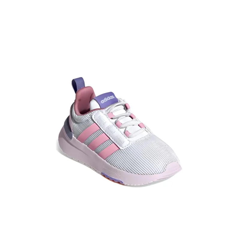 Adidas Neo Racer TR21 Anti Slip Wear Resistant Low Top Toddler Shoes Pink Baby-2