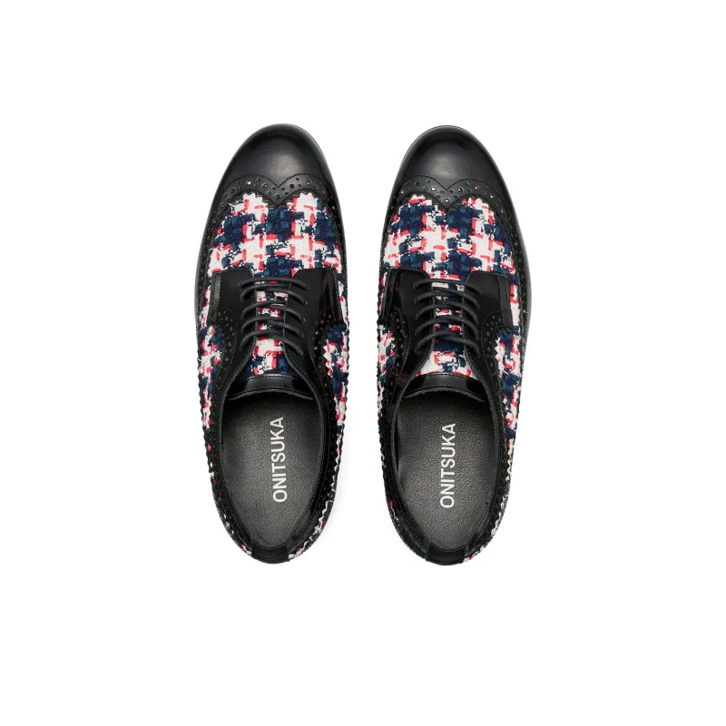 Onitsuka Tiger BROGUE Casual Single Shoes Women's Black-3