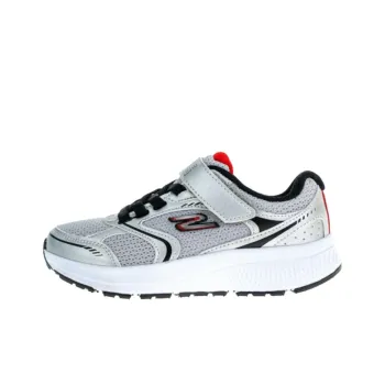 Skechers Go Run Consistent Slip Resistant Shock Absorbers Low Top Kids' Running Shoes Silver Black Teenagers
