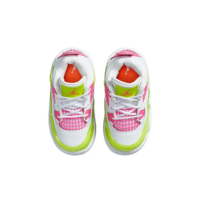 Jordan 4 Retro White Lemon Pink TD-3
