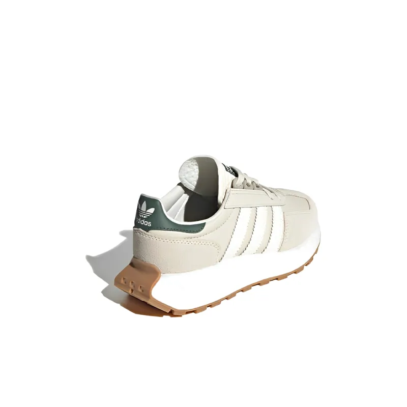 Adidas Originals RETROPY Abrasion Resistant Shock Absorbers Low Top Sports Casual Shoes Gray White Kids'-3