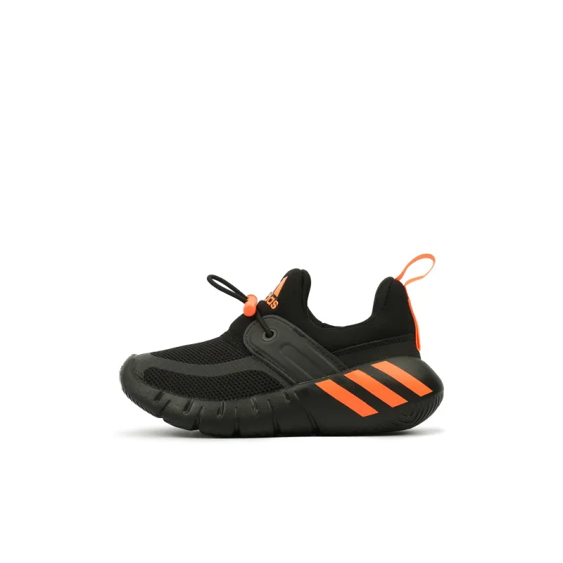 Adidas Rapidazen C Shock Absorbers Low Top Kids Lifestyle Shoes Black Children Aged 3 7 Years Old-0