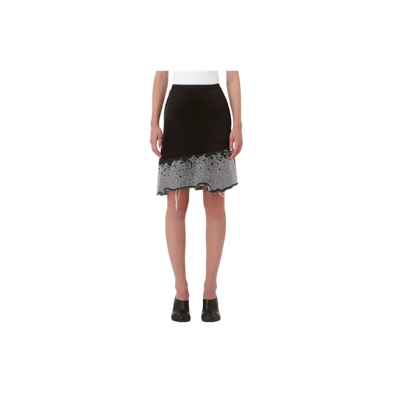 JW Anderson Glitter detail Asymmetric Skirt-1