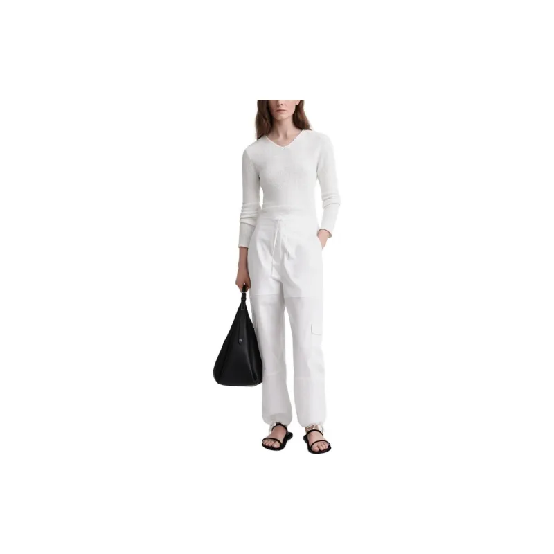 TOTEME Cargo Pants Women's White-3