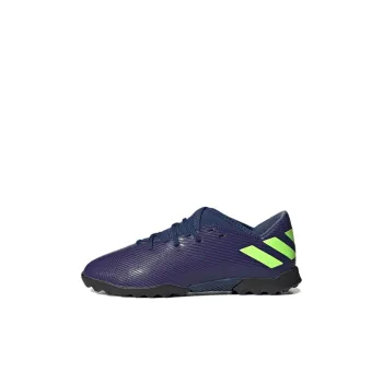 Adidas Messi Abrasion Resistant Low Top Kids' Soccer Shoes Blue Kids'