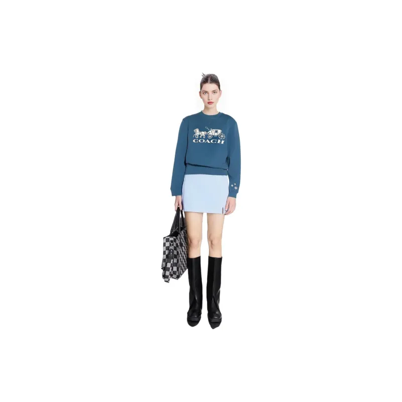 COACH Sweatshirts Women's Blue-2