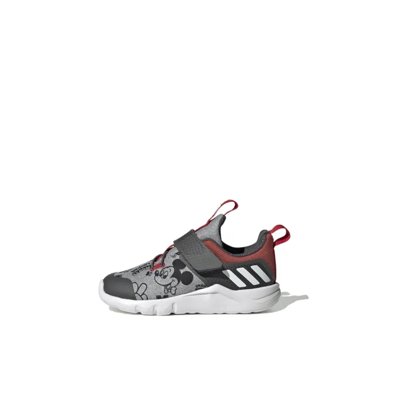 Disney x Adidas Rapida Beige Mouse Cushioned Slip-Resistant Low-Top Toddler Shoes Gray Infant And Toddler-0