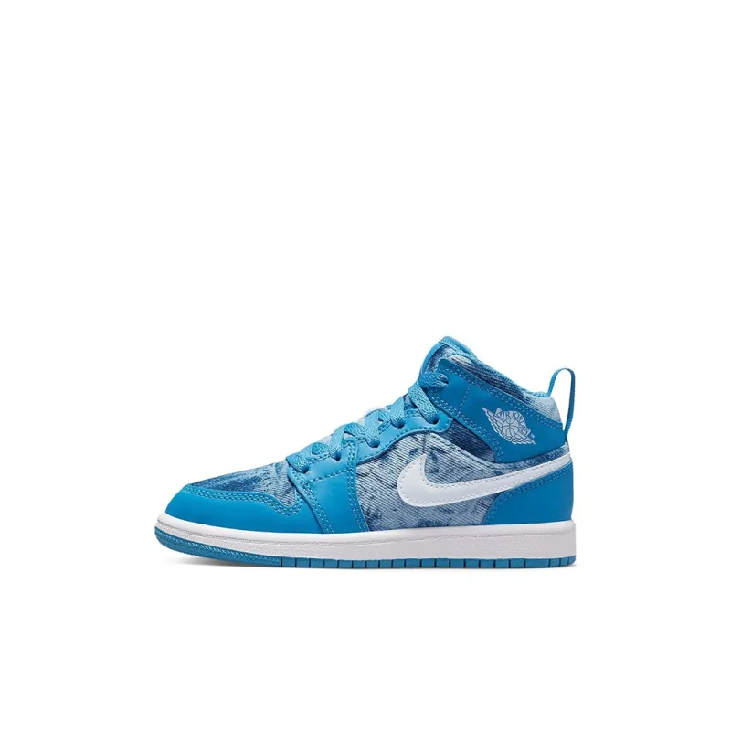 Jordan 1 Mid PS Washed Denim-0