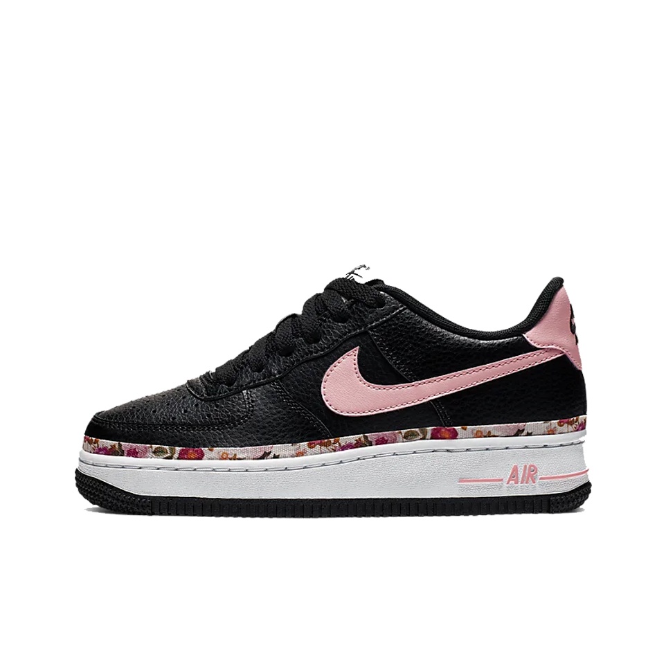 Nike Air Force 1 Low Vintage Floral Black Pink GS POIZON