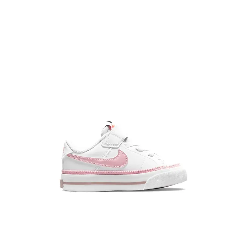 Nike Court Legacy Anti-Slip And Wear-Resistant Breathable Low-Top Toddler Shoes Pink White Infant And Toddler-1
